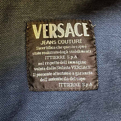 sz 42 Versace dark denim couture jeans
