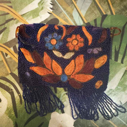 Antique beaded purse