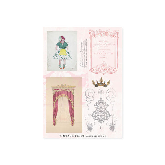 Mini cotton panel : Vintage finds