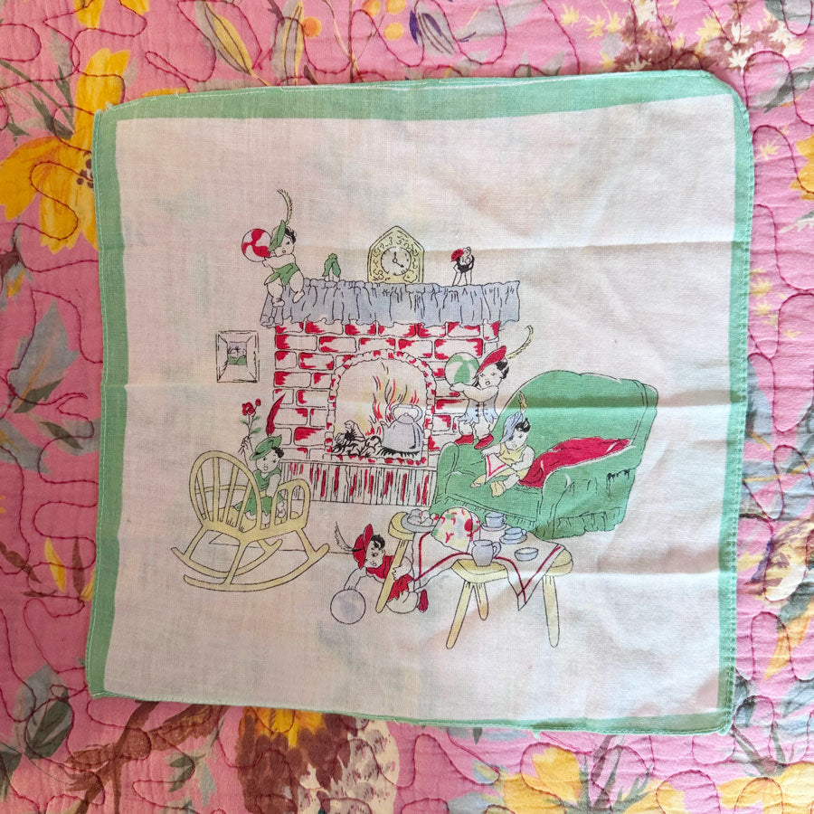 Vintage kids hankerchief