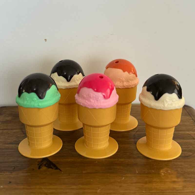 Rare vintage ice cream cups