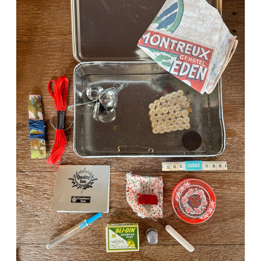 Sewing trinket and treasure tin CUSTOM