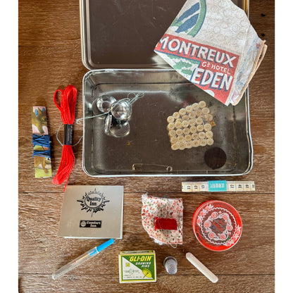 Sewing trinket and treasure tin CUSTOM