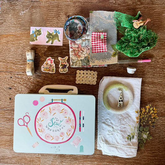 Sewing ephemera and trinket tin 5