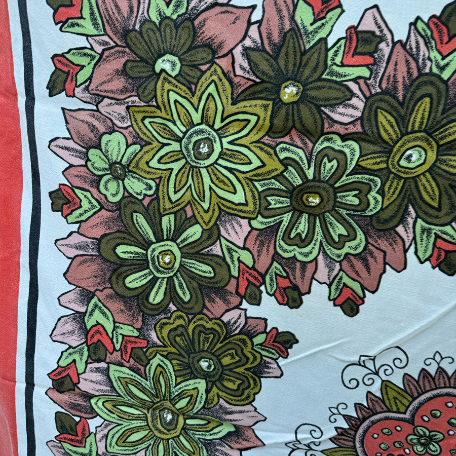 1960s square tablecloth