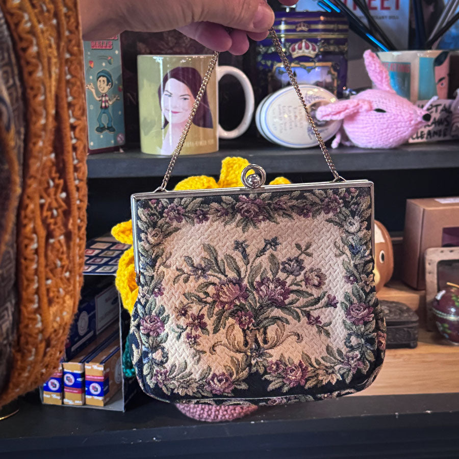 Tapestry evening bag