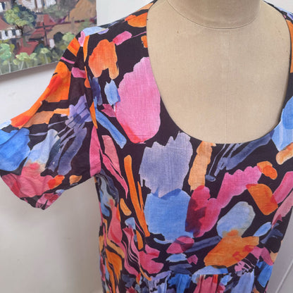 sz 16 multi coloured Virtuelle dress