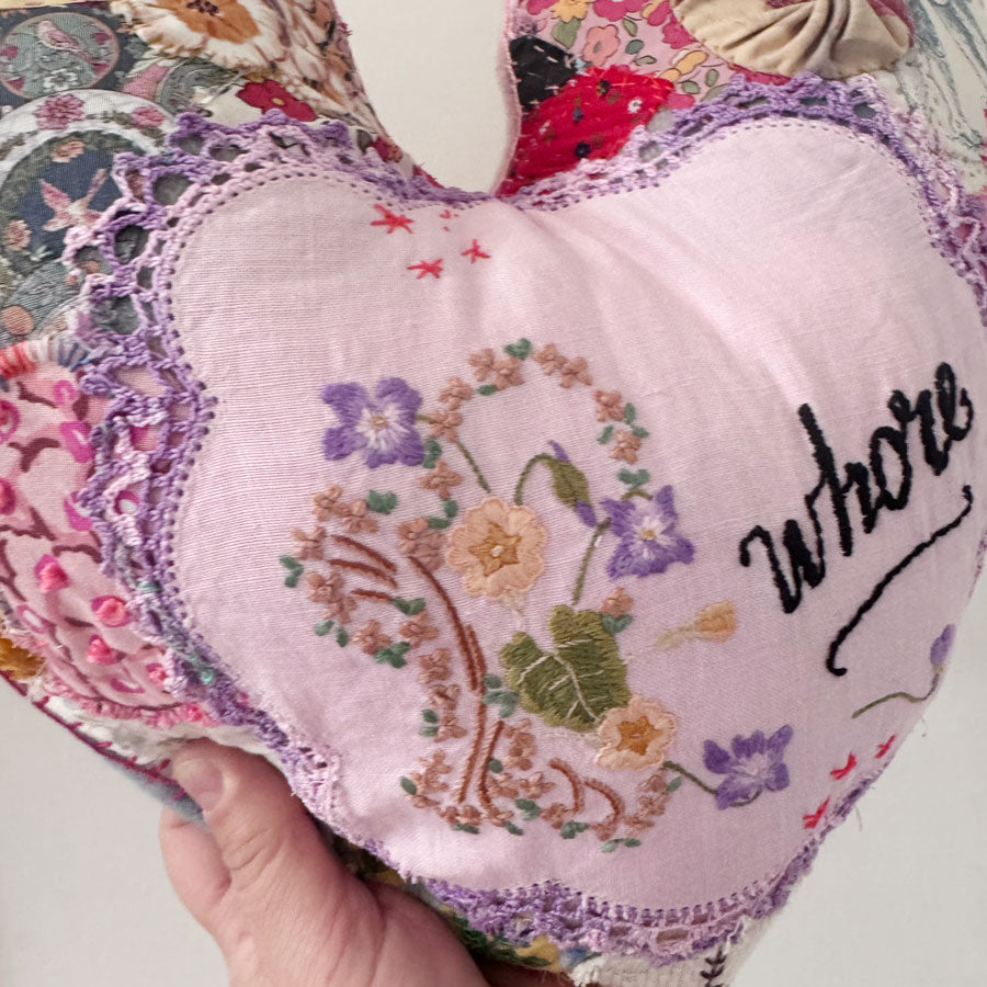 Handmade Heart: Whore cushion