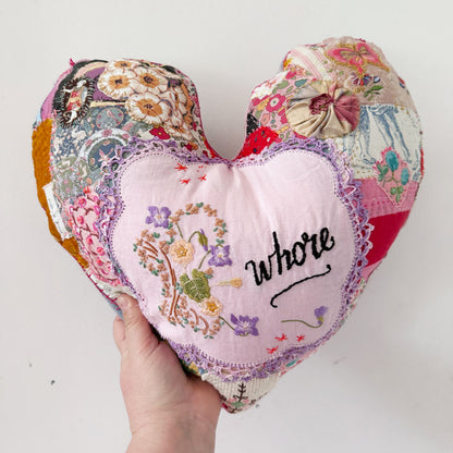 Handmade Heart: Whore cushion