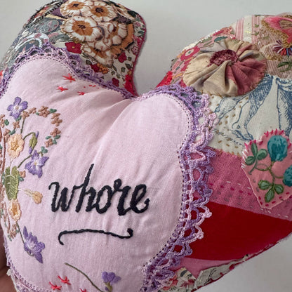 Handmade Heart: Whore cushion