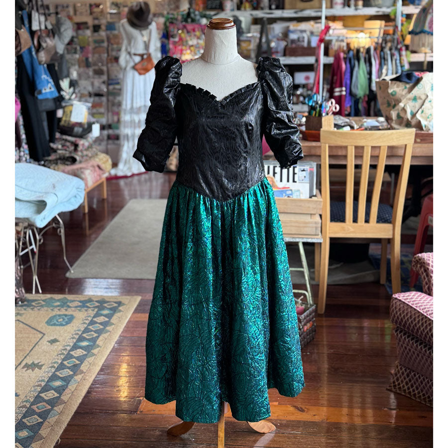 Wicked 1980s formal dress