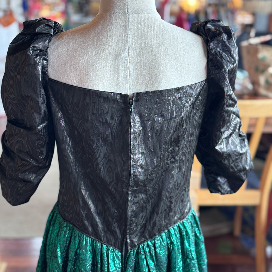 Wicked 1980s formal dress