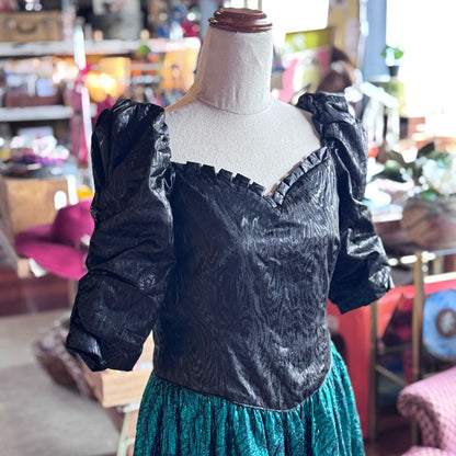 Wicked 1980s formal dress