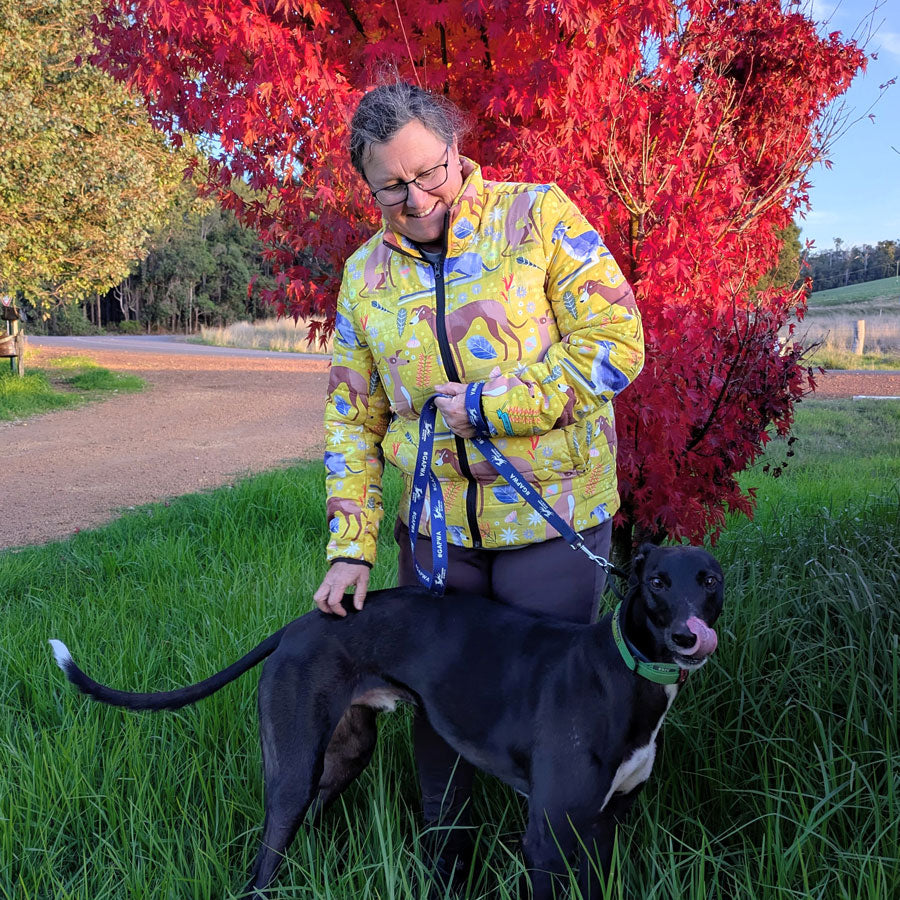 RTS Womens Puffer jacket Australiana Greyhounds L