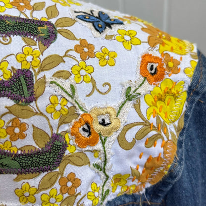 WOKE upcycled denim jacket