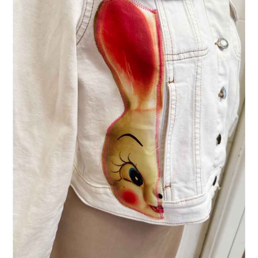 sz 14 Woke Me Up retro denim jacket