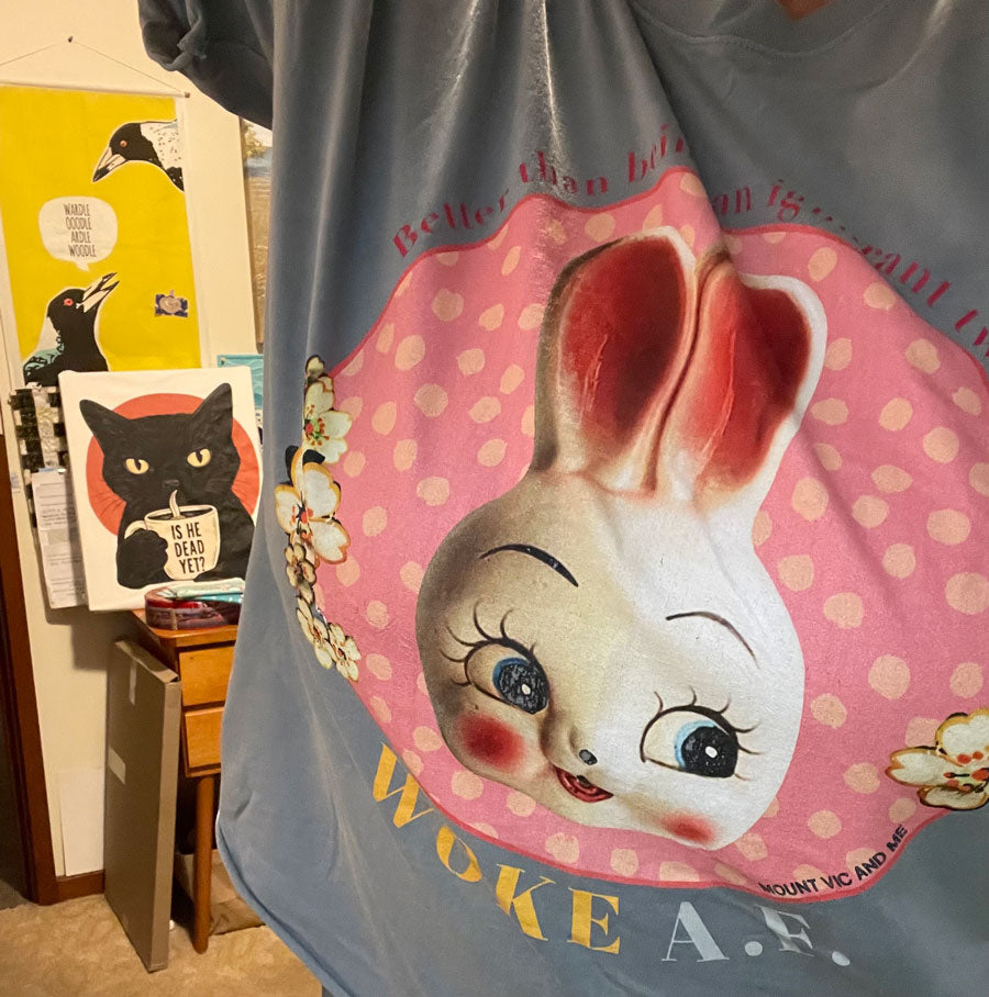 WOKE A.F. classic cotton t shirt