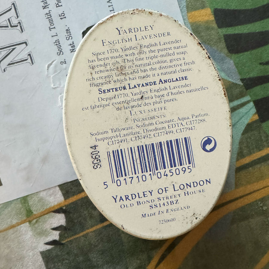 English Lavender Yardley oval tin