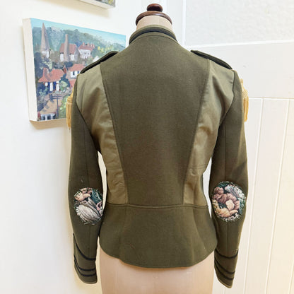 sz L Zara military bellboy jacket
