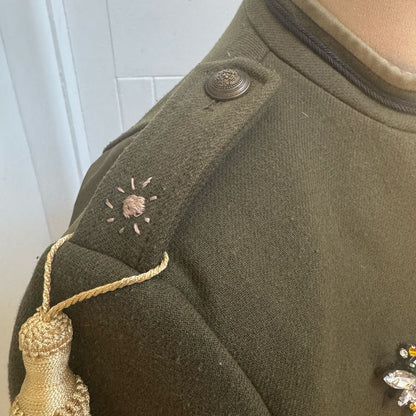 sz L Zara military bellboy jacket