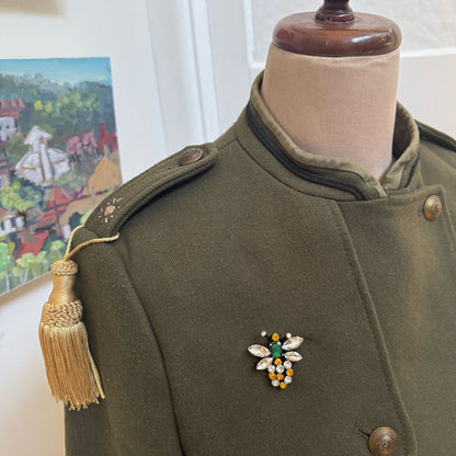 sz L Zara military bellboy jacket