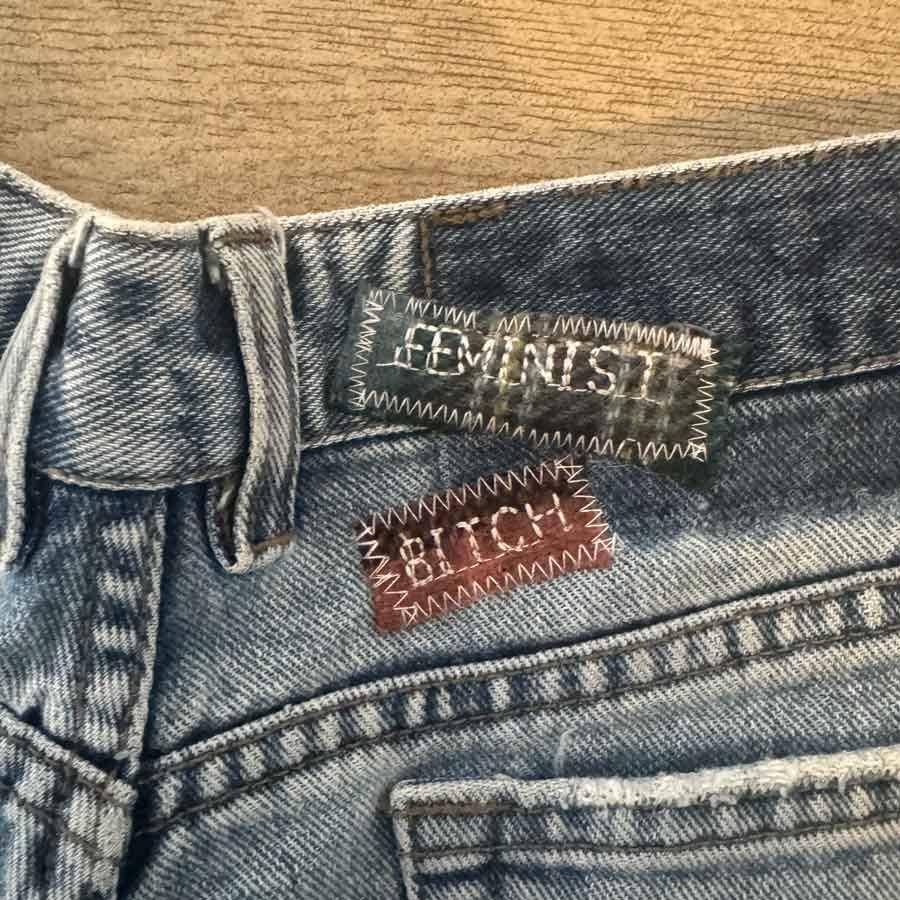sz 26 zero fucks given denim shorts