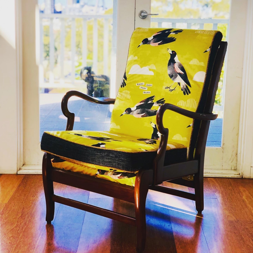Magpie chair by Mount Vic and Me