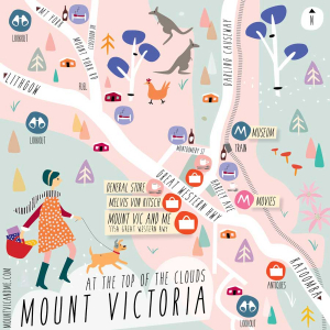 Map of Mount Victoria